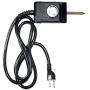Heavy Duty 1600 Watt 3 Wire Wide Probe Thermostat Control Cord fits Electric Smokers and Grills