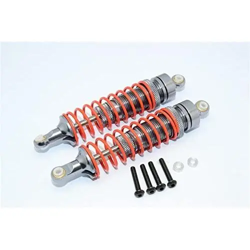 Axial Yeti (AX90026) & Yeti Score (AX90068) Upgrade Parts Aluminum Front Adjustable Spring Damper (95mm) - 1Pr Set Gray Silver Axial Yeti (AX90026) & Yeti Score (AX90068) Upgrade Parts Aluminum Front Adjustable Spring Damper (95mm) - 1Pr Set Gray Silver