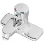 Symmons SLC-6000 SCOT 4 in. Centerset Single Handle Metering Lavatory Faucet in Polished Chrome (0.5 GPM)