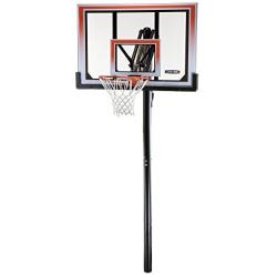 Lifetime 71799 Height Adjustable In Ground Basketball System, 50 Inch Shatterproof Backboard