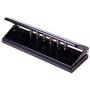 Chris-Wang Adjustable Metal 6-Hole Paper Punch Puncher for A5/Personal/Pocket Size Six Ring Binder Day Planner Inserts Pages - 6 Sheet Capacity - 6mm Hole Diameter
