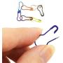 Oruuum 200 Pieces Safety Bulb Pins,Calabash Pin,Gourd Pins,Safety Pins with Craft Home Clothing Ornament,Arts Crafts Making DIY, Perfect Knitting Markers,10 Colors