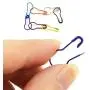 Oruuum 200 Pieces Safety Bulb Pins,Calabash Pin,Gourd Pins,Safety Pins with Craft Home Clothing Ornament,Arts Crafts Making DIY, Perfect Knitting Markers,10 Colors