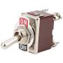 Etopars 3 X Heavy Duty 20A 125V 15A 250V DPST 4 Terminal Pin ON/OFF Rocker Toggle Switch Flick Metal Waterproof Cap Knob