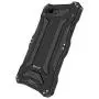 Bpowe for iPhone 8 Plus Case,Gorilla Glass Aluminum Metal Premium Protection Shockproof Military Bumper Heavy Duty Sturdy Protective Cover Case for Apple iPhone 8 Plus 5.5inch (Black)