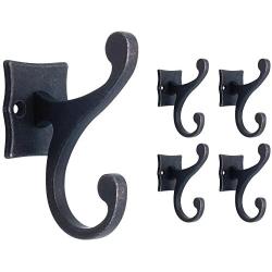 Franklin Brass FBSCRH5-TDG-C Double Scroll Hook Assembly, 5-Pack, Gunmetal, 5 Count