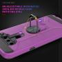 YmhxcY Phone Case Compatible with LG V40/V40 ThinQ Case with HD Screen Protector,360 Degree Rotating Ring Kickstand Holder Dual Layers of Shockproof Phone Case for LG V40-ZS Purple