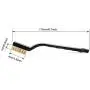 Huayao 12 pieces Scratch Brush (Stainless Steel + Brass), Curved Handle Masonry brush Wire bristle for Cleaning Welding Slag and Rust Huayao 12 pieces Scratch Brush (Stainless Steel + Brass), Curved Handle Masonry brush Wire bristle for Cleaning Welding Slag and Rust