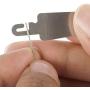 Needle Threader Steel Baste & Tie Quilts with Curved Needles for Threading Embroidery Beedles 10 Piece/lot