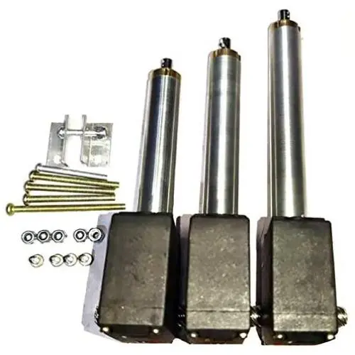 HONG YI-HAT 3pcs Metal Arm Driving Servo Arm Suitable for 1/14 HUINA 592 1592 22 Channels RC Excavator Parts Accessories Spare Parts (Color : Silver)