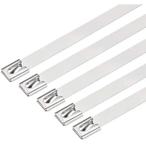 uxcell 100mmx7.9mm Stainless Steel Cable Zip Ties Metal Exhaust Wrap 25pcs uxcell 100mmx7.9mm Stainless Steel Cable Zip Ties Metal Exhaust Wrap 25pcs
