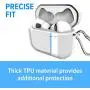 DANGOBUDS Bluetooth Earbuds Case - Made for Wireless Headphones | 2 Part TPU Headphone Case | Headset Case | Best Wireless Earbud Case (Clear)