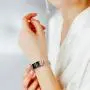 Glebo Compatible with Fitbit Charge 2 Bands for Women, Bing Straps Metal Bracelet Bangle Wristbands Accessories Replacement Bands for Fitbit Charge 2 Band Small Large, Rose Gold Glebo Compatible with Fitbit Charge 2 Bands for Women, Bing Straps Metal Bracelet Bangle Wristbands Accessories Replacement Bands for Fitbit Charge 2 Band Small Large, Rose Gold