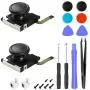 2 Pack Joycon Joystick Replacement, 3D Analog Joystick Thumb Sticks for Nintendo Switch Joy-Con and Switch Lite with Complete Tool Kits, 2 Metal Lock Buckles and 4 Thumbstick Caps 2 Pack Joycon Joystick Replacement, 3D Analog Joystick Thumb Sticks for Nintendo Switch Joy-Con and Switch Lite with Complete Tool Kits, 2 Metal Lock Buckles and 4 Thumbstick Caps