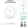 PARMIDA (12 Pack) 5/6” Dimmable LED Disk Light Flush Mount Recessed Retrofit Ceiling Lights, 15W (120W Replacement), 4000K, Energy Star & UL-Listed, Installs into Junction Box Or Recessed Can, 1050lm