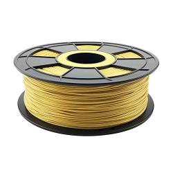 ZIRO 3D Printer Filament PLA PRO Metal Series 1.75 1KG(2.2lbs), Dimensional Accuracy +/- 0.03mm，Gold