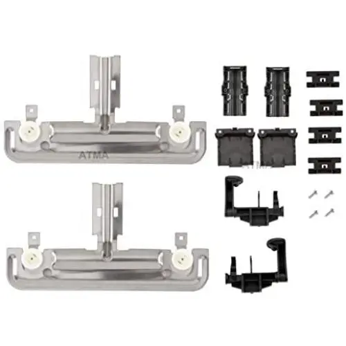 W10712395 Dishwasher Upper Rack Adjuster Parts METAL Kit (Rack Roller Diameter 1.25in) Compatible with Kenmore Whirlpool Kitchen Aid- Replaces AP5957560 PS10065979 W10250159 W10350375 W10712395VP W10712395 Dishwasher Upper Rack Adjuster Parts METAL Kit (Rack Roller Diameter 1.25in) Compatible with Kenmore Whirlpool Kitchen Aid- Replaces AP5957560 PS10065979 W10250159 W10350375 W10712395VP