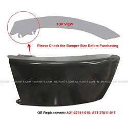 Metal Bumper End Dark Gray - Driver Side (Fit: 2002-2020 Freightliner M2 106 112 Bussiness Class)