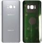 CELL4LESS Replacement Back Glass Cover Back Battery Door w/Custom Removal Tool & Pre-Installed Adhesive for Samsung Galaxy S8 Plus OEM - All Models G955-2 Logo - OEM Replacement (Arctic Silver)