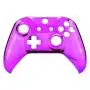 eXtremeRate Chrome Purple Edition Front Housing Shell for Xbox One Wireless Controller Model 1708, Replacement Custom Faceplate Cover for Xbox One S & Xbox One X Controller - Controller NOT Included