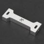 Woyisisi RC Rear Beam, RC Car Upgrade Parts Metal Rear Bumper Collision Beam Replacement for WPL Military Truck