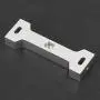 Woyisisi RC Rear Beam, RC Car Upgrade Parts Metal Rear Bumper Collision Beam Replacement for WPL Military Truck