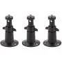 Adjustable Indoor/Outdoor Security Metal Wall Mount Compatible with Arlo Pro/Pro 2/Pro 3/Pro 4/Ultra/Ultra 2 & Others - Ring Stick Up Cam Battery, eufyCam E/2C, Wyze Cam Outdoor/Pan (3 Pack, Black)