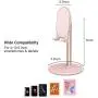 Phone Stand for Desk, Cell Phone Stand Adjustable Desk Phone Holder Tablet Holder Phone Dock (Pink) Phone Stand for Desk, Cell Phone Stand Adjustable Desk Phone Holder Tablet Holder Phone Dock (Pink)