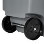 Rubbermaid Commercial Products BRUTE Rollout Heavy-Duty Wheeled Trash/Garbage Can - 32 Gallon - Gray