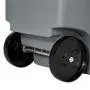 Rubbermaid Commercial Brute Rollout Heavy-Duty Waste Container, Square, Polyethylene, 95 Gallons, Gray (9W22GY) Rubbermaid Commercial Brute Rollout Heavy-Duty Waste Container, Square, Polyethylene, 95 Gallons, Gray (9W22GY)