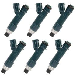 Fuel Injector Parts,ROADFAR 12 Hole Engine Fuel Injector Kits Fit for 03-10 for TOYOTA for 4Runner 07-09 for TOYOTA for FJ Cruiser 05-11 for TOYOTA for Tacoma/Tundra 23250-0P030,Pack of 6