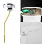 Jmkcoz Angle Fitting Side Mount Toilet Flush Lever Handle for TOTO Kohler Toilet Tank Universal Fit For Most Toilet, Toilet Repair Handle with Nut, Copper Lever Jmkcoz Angle Fitting Side Mount Toilet Flush Lever Handle for TOTO Kohler Toilet Tank Universal Fit For Most Toilet, Toilet Repair Handle with Nut, Copper Lever