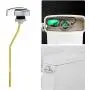 Jmkcoz Angle Fitting Side Mount Toilet Flush Lever Handle for TOTO Kohler Toilet Tank Universal Fit For Most Toilet, Toilet Repair Handle with Nut, Copper Lever