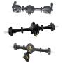 Facibom Upgrade Metal Gear Front & Central & Rear Axle with 1 Set Shaft Assembly Part for WPL 6WD RC Car B-16 B-36 RC Car Parts