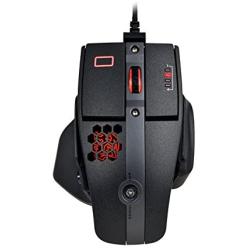 Tt eSPORTS Level 10 M Advanced Ergonomic Laser Gaming Mouse with 3-Zone RGB Illumination, 6 Programmable Buttons, 16000 DPI Sensor, Omron Switch, Graphical Configuration Interface