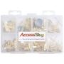 Accessbuy 200pcs Picture Hangers Photo Picture Frame Hooks Medium Hanging Assortment Kit for Wall Mounting Christmas Decorations(100lbs 50lbs 30lbs 20lbs 10lbs)