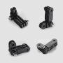 Adjust Arm Straight Joints Mount, Long and Short Same Direction Straight Joints Mount for Hero 9 8 7 6 5 4 3 3+ 2 1 and SJ4000, SJ5000, SJ7000, and Xiaomi YI