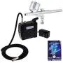 Master Airbrush Multi-Purpose Airbrushing System Kit with Portable Mini Air Compressor - Gravity Feed Dual-Action Airbrush, Hose, How-To-Airbrush Guide Booklet - Hobby, Craft, Cake Decorating, Tattoo Master Airbrush Multi-Purpose Airbrushing System Kit with Portable Mini Air Compressor - Gravity Feed Dual-Action Airbrush, Hose, How-To-Airbrush Guide Booklet - Hobby, Craft, Cake Decorating, Tattoo