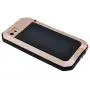 New Waterproof Shockproof Aluminum Gorilla Glass Metal Military Heavy Duty Armor Bumper Cover Case for Apple iPhone 5 5S Home Key +Fingerprint (Gold)