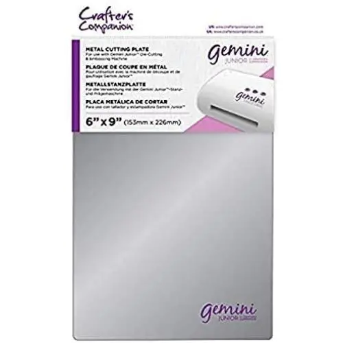 Gemini Die Cutting Machine Accessory, Silver, 153 mm x 226 mm Gemini Die Cutting Machine Accessory, Silver, 153 mm x 226 mm