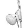 Waterpik High Pressure Hand Held Wand and Rain Shower Head Combo with Hose-BodyWand Spa System, Chrome