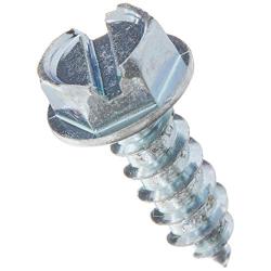 Hard-to-Find Fastener 014973266271 Slotted Hex Washer Sheet Metal Screws, 14 x 3/4, Piece-100