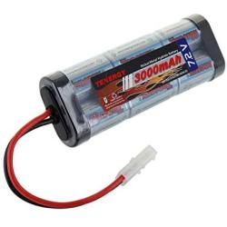 Tenergy 7.2V Battery Pack High Capacity 6-Cell 3000mAh NiMH Flat Battery Pack, Replacement Hobby Battery for RC Car, RC Truck, RC Tank, RC Boat with Standard Tamiya Connector