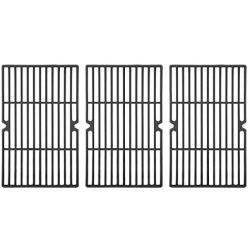 DcYourHome Cast Iron Cooking Grid Grate Replacement Parts for Uniflame GBC1059WE-C, GBC1059WB-C, 16 1/4‘’ BBQ Grill Grates Repair Part for Backyard Grill BY13-101-001-13 Gas Grill Model, 3 Pcs