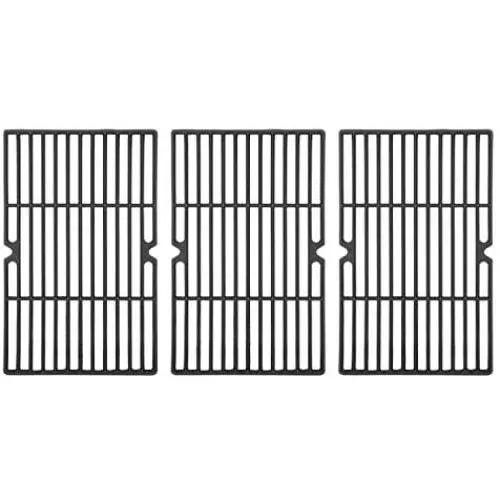 DcYourHome Cast Iron Cooking Grid Grate Replacement Parts for Uniflame GBC1059WE-C, GBC1059WB-C, 16 1/4‘’ BBQ Grill Grates Repair Part for Backyard Grill BY13-101-001-13 Gas Grill Model, 3 Pcs DcYourHome Cast Iron Cooking Grid Grate Replacement Parts for Uniflame GBC1059WE-C, GBC1059WB-C, 16 1/4‘’ BBQ Grill Grates Repair Part for Backyard Grill BY13-101-001-13 Gas Grill Model, 3 Pcs