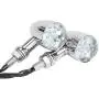 INNOGLOW Motorcycle Turn Signals 2pcs LED Indicator Blinker for Chopper Bobber Cruiser Honda Suzuki Kawasaki Yamaha Harley Davidson BMW(Chrome) INNOGLOW Motorcycle Turn Signals 2pcs LED Indicator Blinker for Chopper Bobber Cruiser Honda Suzuki Kawasaki Yamaha Harley Davidson BMW(Chrome)
