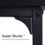 Coleshome Computer Desk 47'', Modern Simple Style Desk for Home Office, Sturdy Writing Desk,Black Coleshome Computer Desk 47'', Modern Simple Style Desk for Home Office, Sturdy Writing Desk,Black