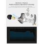 CCA CA4 in Ear Metal Earphones Zinc Alloy Cover + Imported Resin Cavity + Aluminum Alloy with Detachable Cable, 1BA + 1DD for Smartphones and Digital Audio Players（Blue with mic）