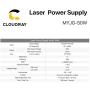 Cloudray 50W CO2 Laser Power Supply 220V for CO2 Laser Engraving Cutting Machine MYJG-50W