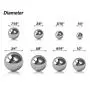 SATINIOR 8 Pieces Coin Ring Making Balls Monkey Fist Balls Stainless Steel Balls, Assortment of 3/ 4 Inch, 5/ 8 Inch, 9/ 16 Inch, 1/ 2 Inch, 7/ 16 Inch, 3/ 8 Inch, 5/ 16 Inch and 1/ 4 Inch SATINIOR 8 Pieces Coin Ring Making Balls Monkey Fist Balls Stainless Steel Balls, Assortment of 3/ 4 Inch, 5/ 8 Inch, 9/ 16 Inch, 1/ 2 Inch, 7/ 16 Inch, 3/ 8 Inch, 5/ 16 Inch and 1/ 4 Inch
